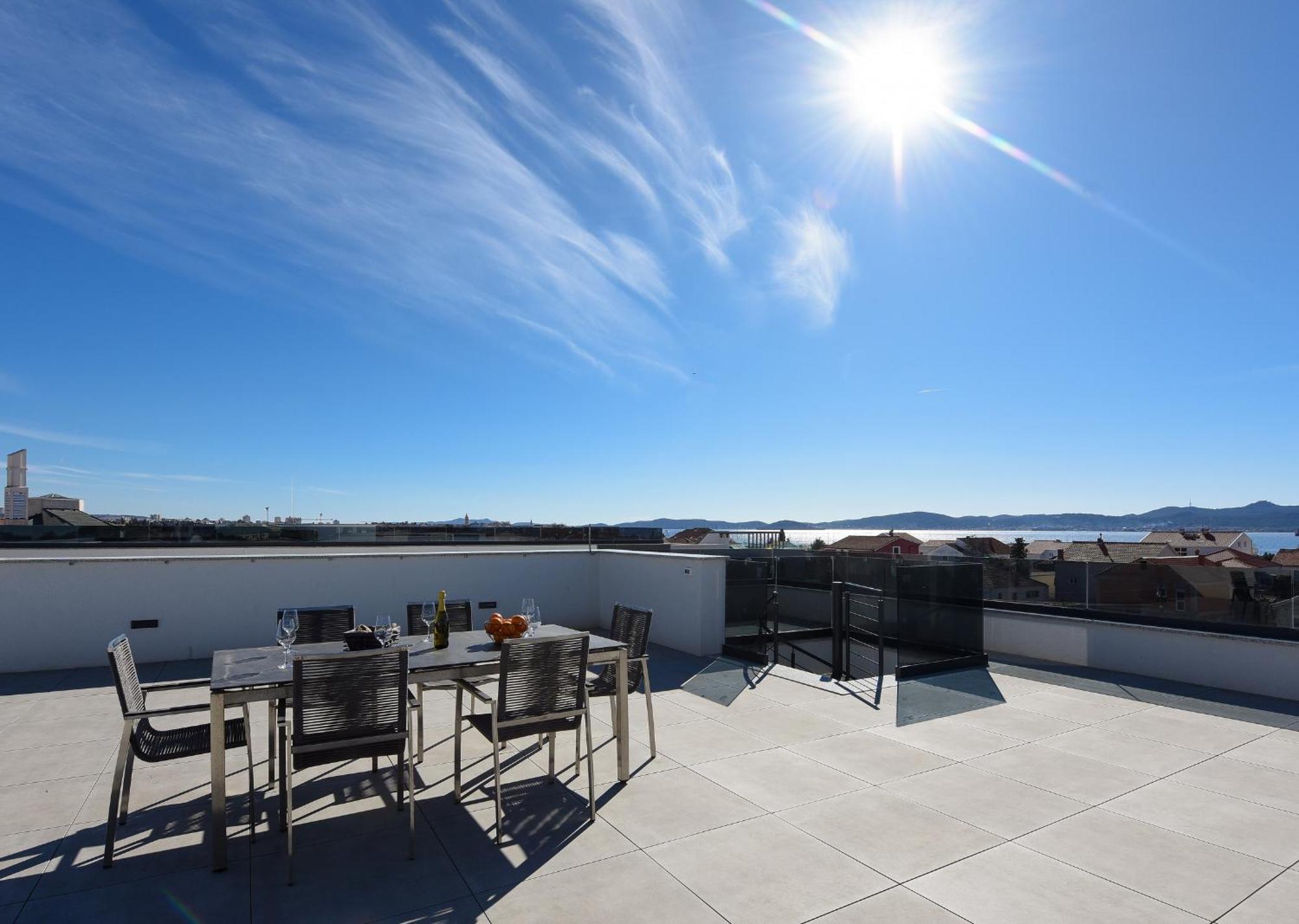 Fux Luxury Rooftop Terrace Jacuzzi & Bbq Zadar Extérieur photo